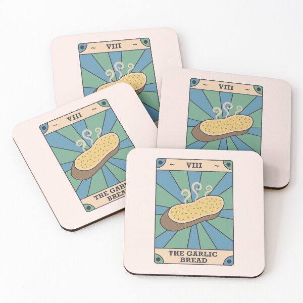 Item preview, THE GARLIC BREAD Modern Tarot Card designed and sold by TheHappyTarot.