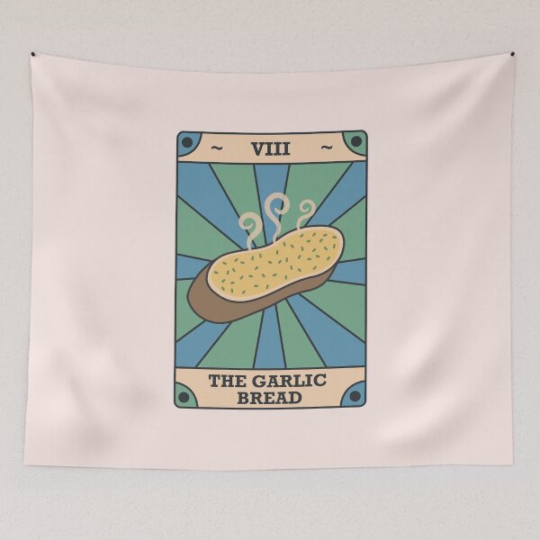 Item preview, THE GARLIC BREAD Modern Tarot Card designed and sold by TheHappyTarot.