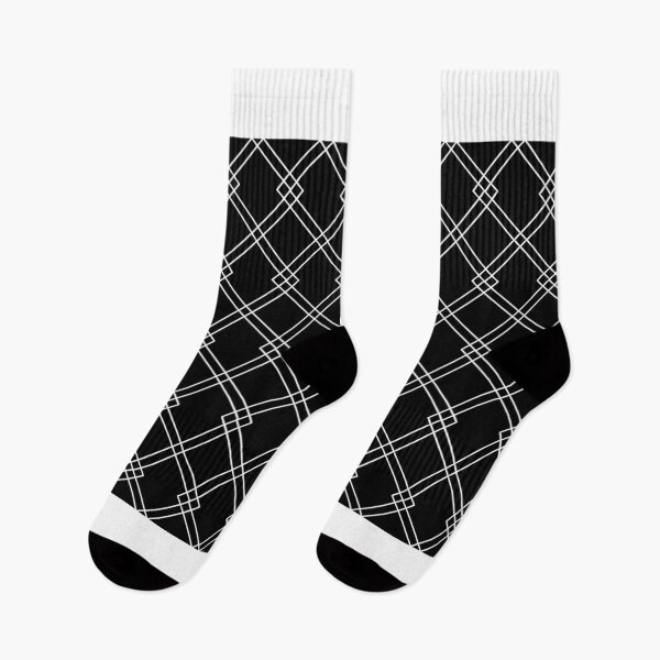Item preview, Mash Design Pattern modern style_white on black background designed and sold by Brontorino.