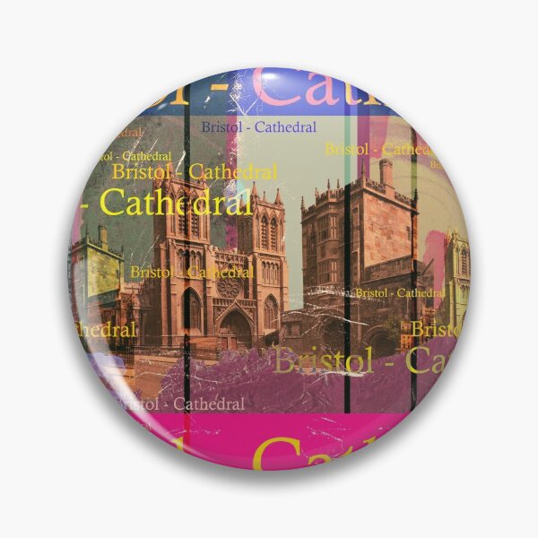 Item preview, Bristol Cathedral is a popular landmark in England, collage designed and sold by Mauswohn.