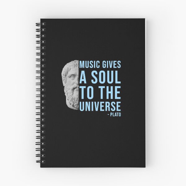 Item preview, Music gives a soul to the universe - Plato philosophy quote designed and sold by Jamiecsmith1986.