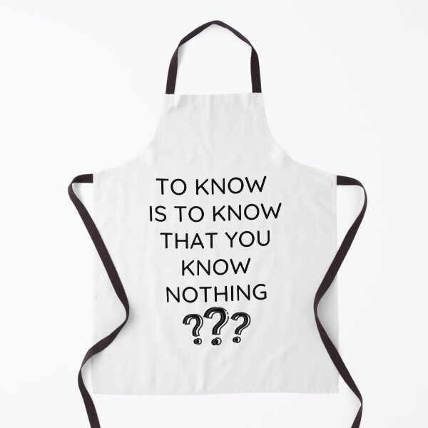 Item preview, To Know Is To Know That You Know Nothing designed and sold by greenchimp.