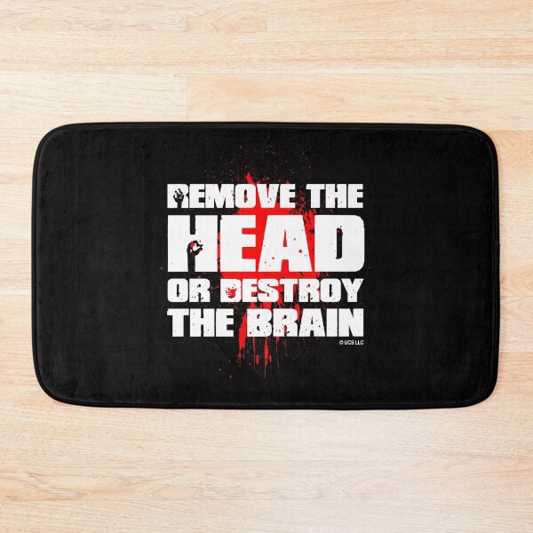 Item preview, REMOVE THE HEAD OR DESTROY THE BRAIN - SHAUN OF THE DEAD designed and sold by w1ckerman.