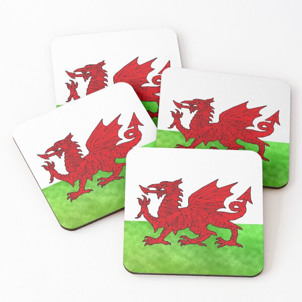 Item preview, Welsh Flag - Geometric designed and sold by Jonrjones.