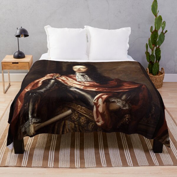 Item preview, European royal in black Armour portrait vintage art designed and sold by Vintage Designs +.
