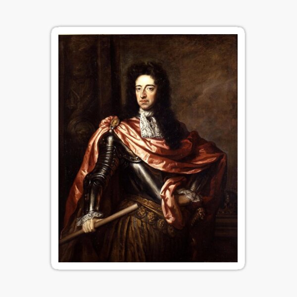 Item preview, European  royal  in black Armour portrait vintage art designed and sold by Vintage Designs +.