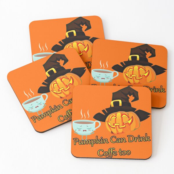 Item preview, Pumpkin Can Drink Coffe Too: Cute halloween gift for kids, kid siblings designed and sold by FunnyDio.