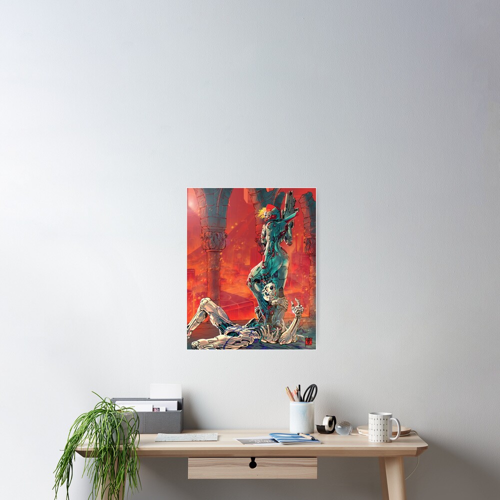 Destroy all robots Poster