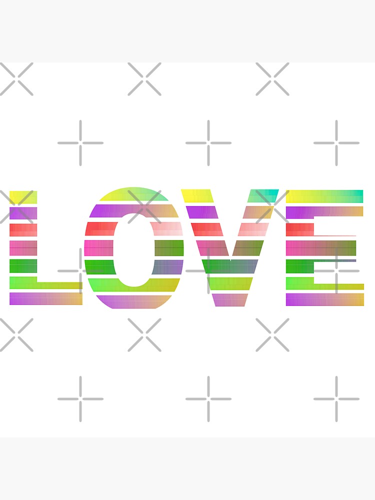 "Pastel Love Rainbow Plaid" Sticker by LordanJ Redbubble