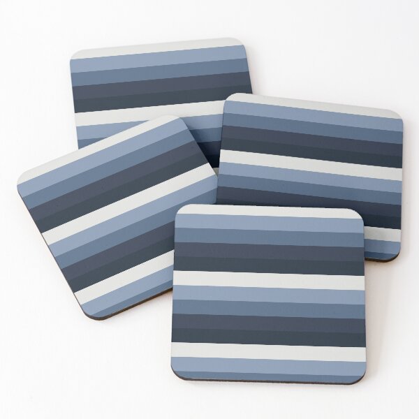 Item preview, Blue Gradation Stripes designed and sold by mariazegena.