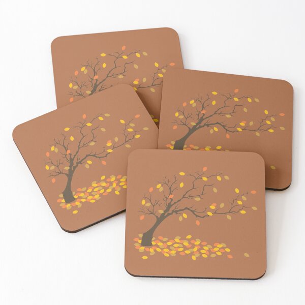 Item preview, Falling Autumn Leaves Tree designed and sold by tenderlyco.