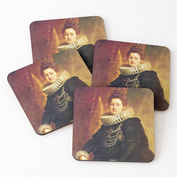 Item preview, Portrait of a Royal woman in a Ruff Collar designed and sold by Vintage Designs +.