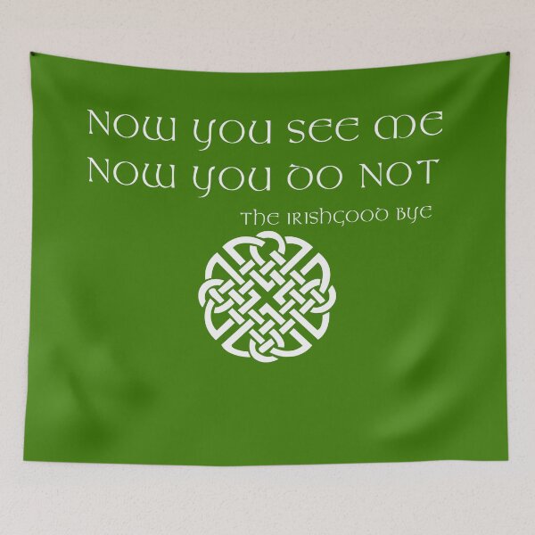 Item preview, The Irish Goodbye T-shirt (White font) designed and sold by Wanderers'  Arcadia.