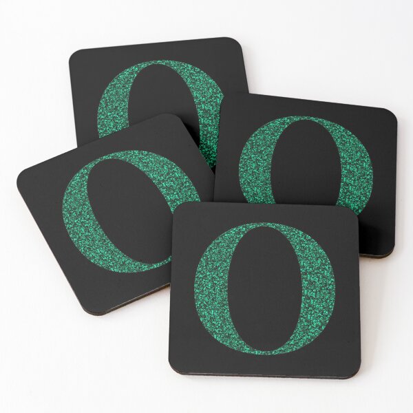 Item preview, Letter O Emerald Dark Green Glitter Effect Alphabet designed and sold by Sour Soul.