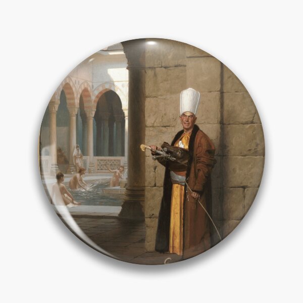 Item preview, Guard at the bath house portrait vintage art - Jean-Léon Gérôme designed and sold by Vintage Designs +.