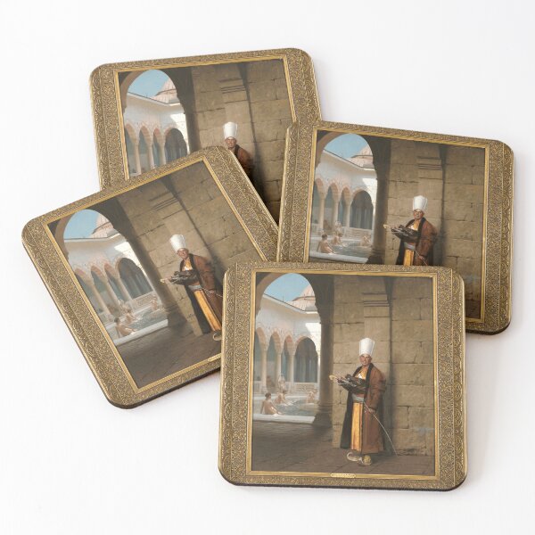 Item preview, Guard at the bath house portrait vintage art - Jean-Léon Gérôme designed and sold by Vintage Designs +.