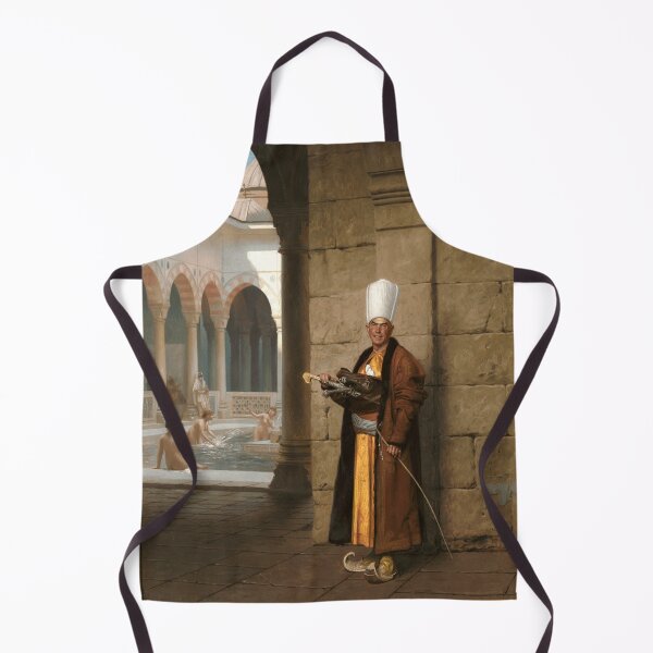 Item preview, Guard at the bath house portrait vintage art - Jean-Léon Gérôme designed and sold by Vintage Designs +.