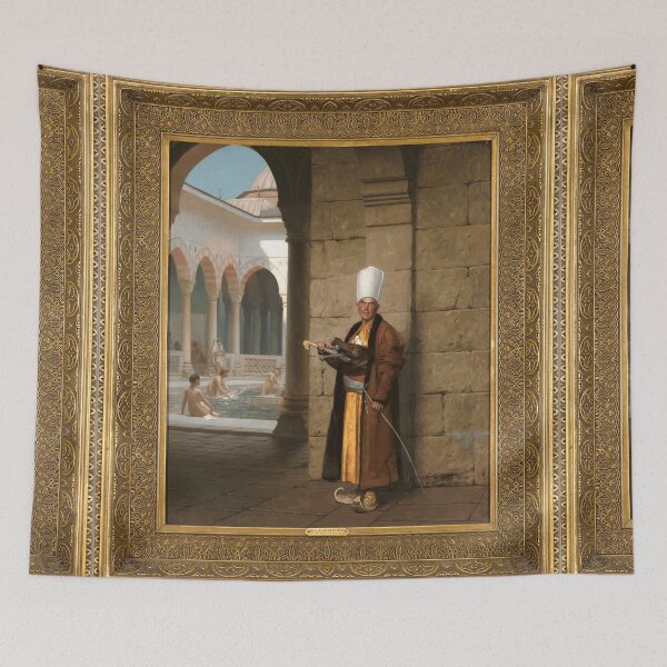Item preview, Guard at the bath house portrait vintage art - Jean-Léon Gérôme designed and sold by Vintage Designs +.