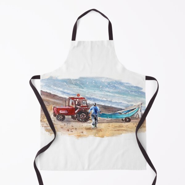 Item preview, Fisherman Boat And Tractor In Runswick Bay designed and sold by Goodaboom.