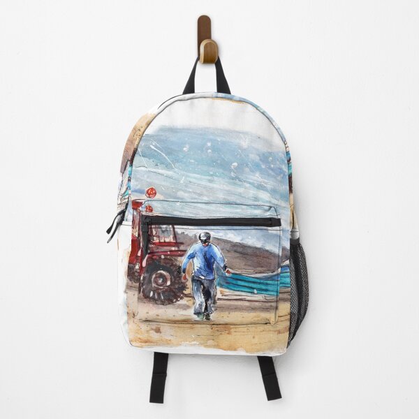 Item preview, Fisherman Boat And Tractor In Runswick Bay designed and sold by Goodaboom.