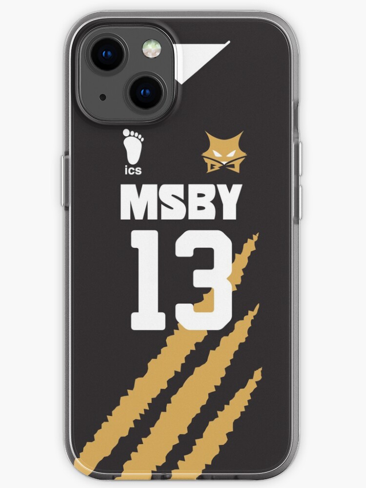 Atsumu Miya Jersey Number 13 Msby Black Jackals Haikyuu Jersey Team Uniform Iphone Case For Sale By Teeworthy Redbubble