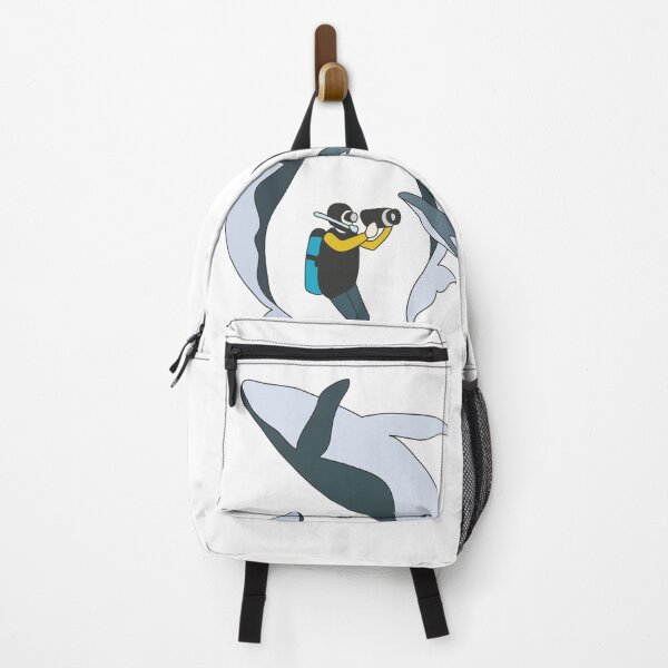 Item preview, Humpback Whales and Diver (colored) designed and sold by Stephanie Ting.