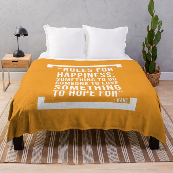 Item preview, Rules for Happiness - Kant Motivational Quote designed and sold by Jamiecsmith1986.