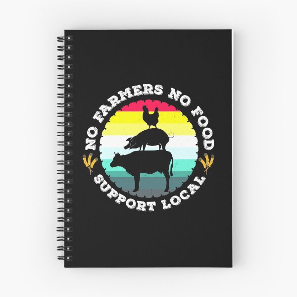 Item preview, No Farmers No Food Support local Graphic Design designed and sold by PlusAdore.