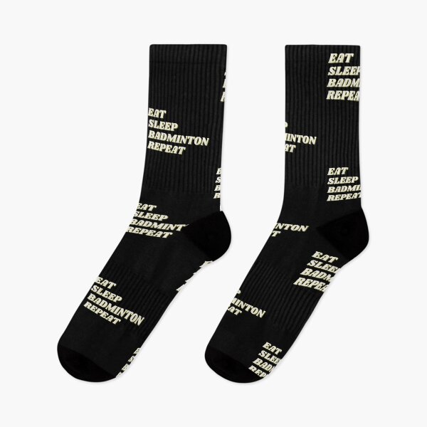 Item preview, Eat Sleep Badminton Repeat designed and sold by The Little Wood Cottage.