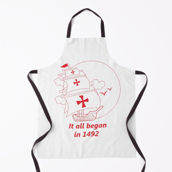 Item preview, American continent - It all began in 1492 - Happy Columbus Day designed and sold by thewishdesigns.