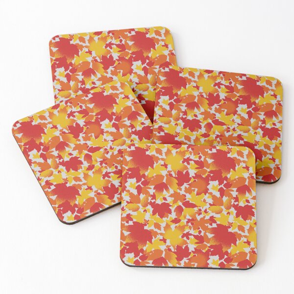 Item preview, Abstract Autumn Maple Leaves - Grey designed and sold by JPuckett-Design.