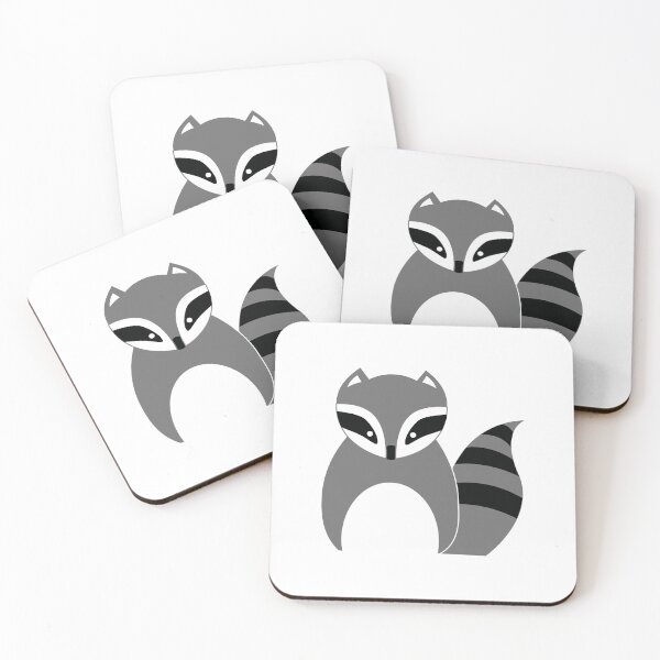 Item preview, Cute racoon simple design designed and sold by podFlourish.