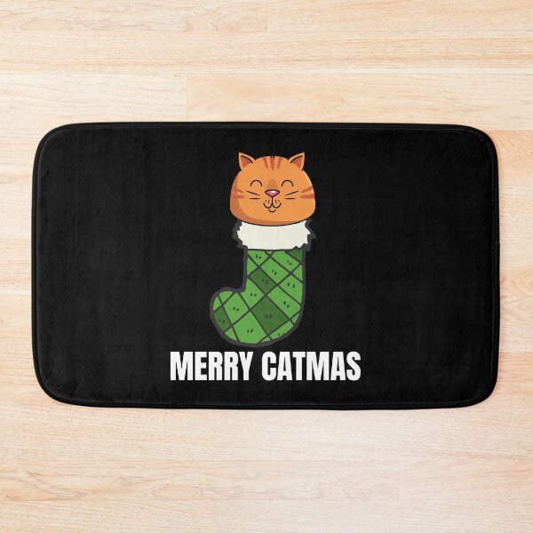 Item preview, ChristmasCat Merry Catmas designed and sold by Nathalie Aynié.