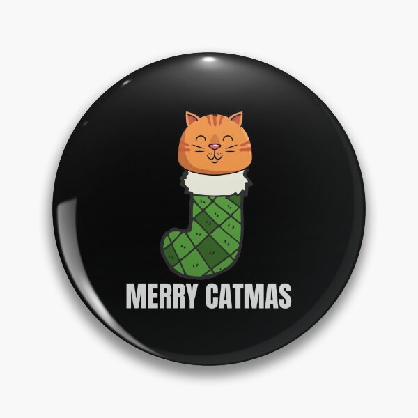 Item preview, ChristmasCat Merry Catmas designed and sold by Nathalie Aynié.
