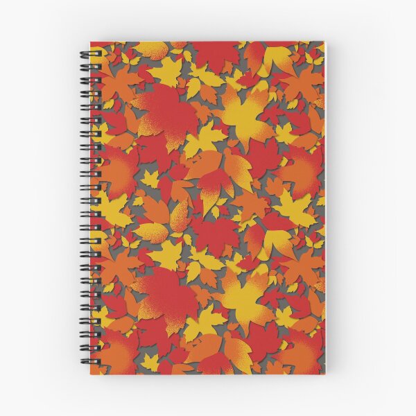 Item preview, Abstract Autumn Maple Leaves - Dark Grey designed and sold by JPuckett-Design.