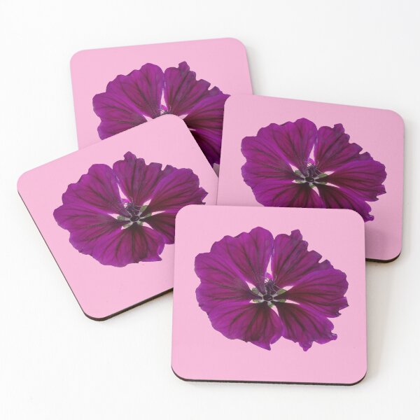 Item preview,  Purple Garden Mallow Flower designed and sold by MonMonTales.