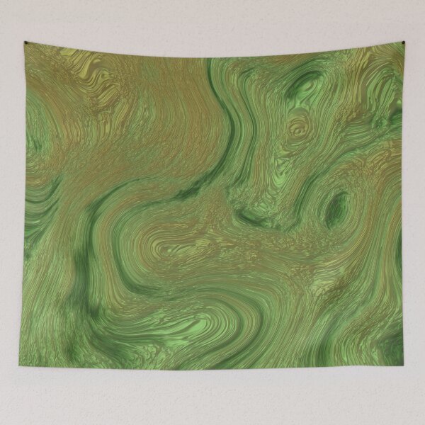 Item preview, Green Golden Abstract designed and sold by Sybille-Yates.