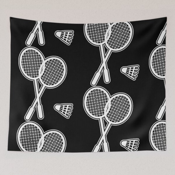 Item preview, Eat sleep badminton repeat tee-shirts and masks designed and sold by wiggy38.
