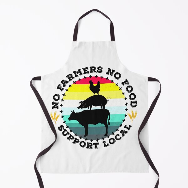 Item preview, No Farmers No Food Support Local Graphic Design designed and sold by PlusAdore.