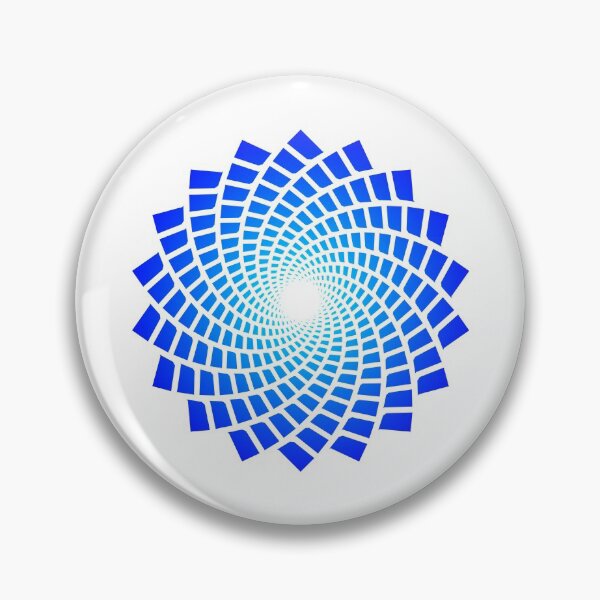 Item preview, Simple Geometric Flower (Blue Gradient) designed and sold by Ludogorek.