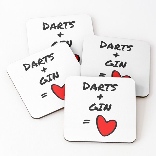 Item preview, darts + gin = heart designed and sold by TheGreenGoat.