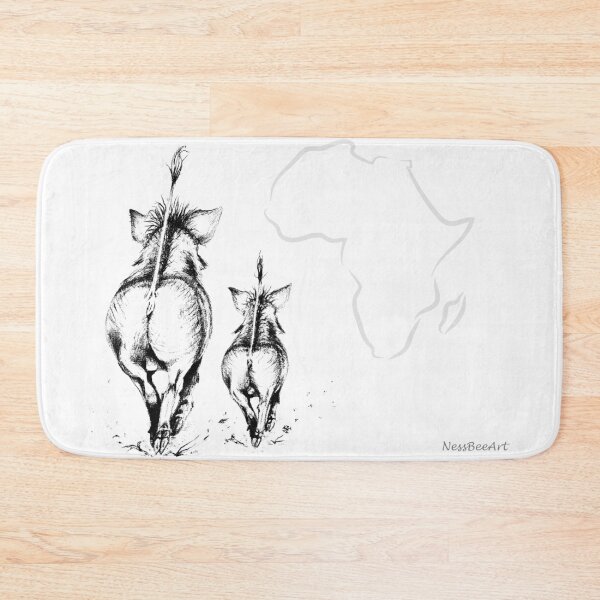 Item preview, Warthogs with Africa watermark designed and sold by NeeBee.