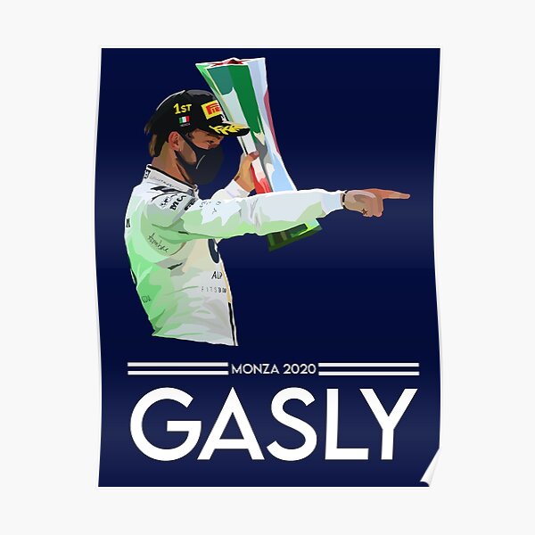 Gasly Monza 2020 Poster
