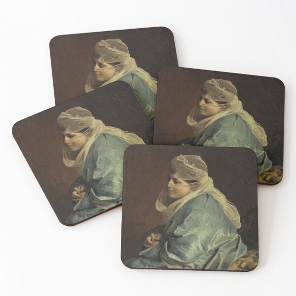 Item preview, woman of constantinople portrait vintage art - Jean-Léon Gérôme designed and sold by Vintage Designs +.