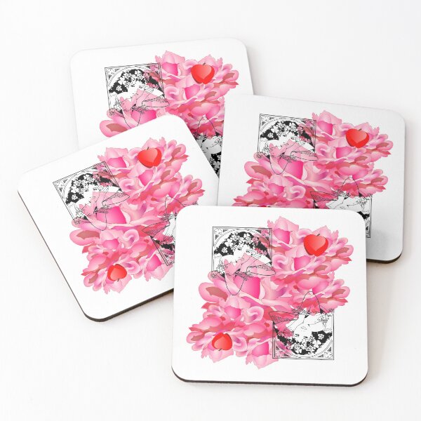 Item preview, ROSES IN MY WINDOW.  ABSTRACT FLOWERS designed and sold by CONTRAPINK.