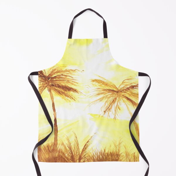 Item preview, desert landscape and two palms designed and sold by DaryaGeft.