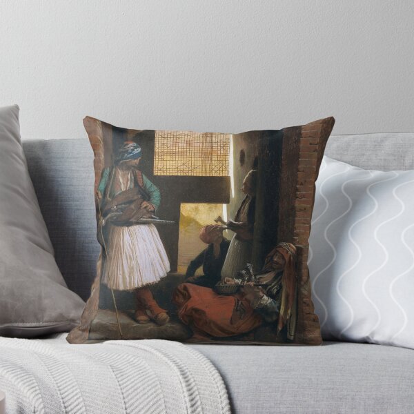 Item preview, Guards in the street corps de garde darnautes au caire vintage art - Jean-Léon Gérôme designed and sold by Vintage Designs +.