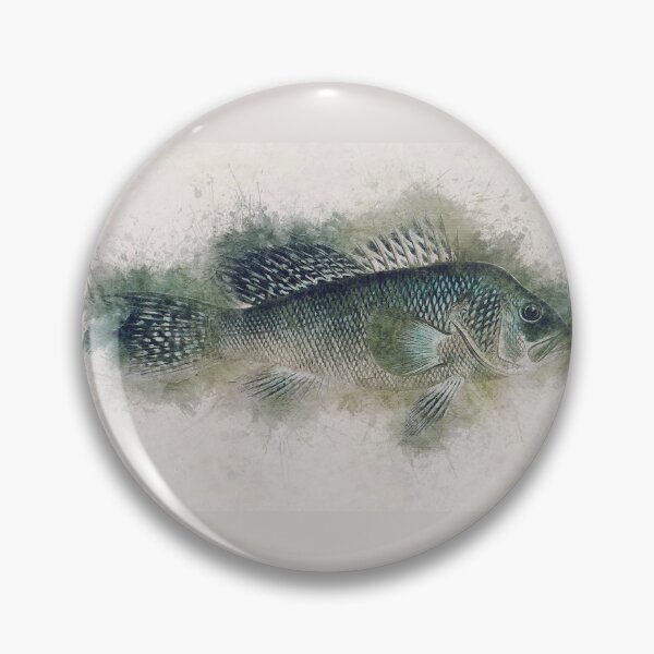 Item preview, Sea Bass Watercolor Art for the Fishing Lovers and Anglers / Gifts for Fisherman designed and sold by Naumovski.