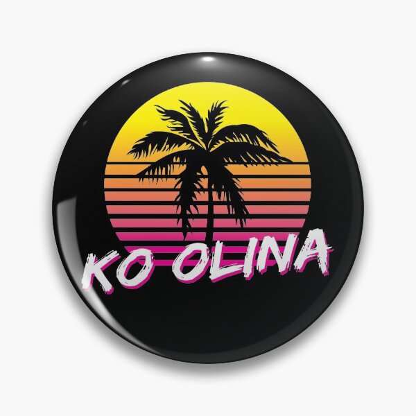 Item preview, Ko Olina Retro Sunset Beach Palm Tree designed and sold by B-RAD-Designs.
