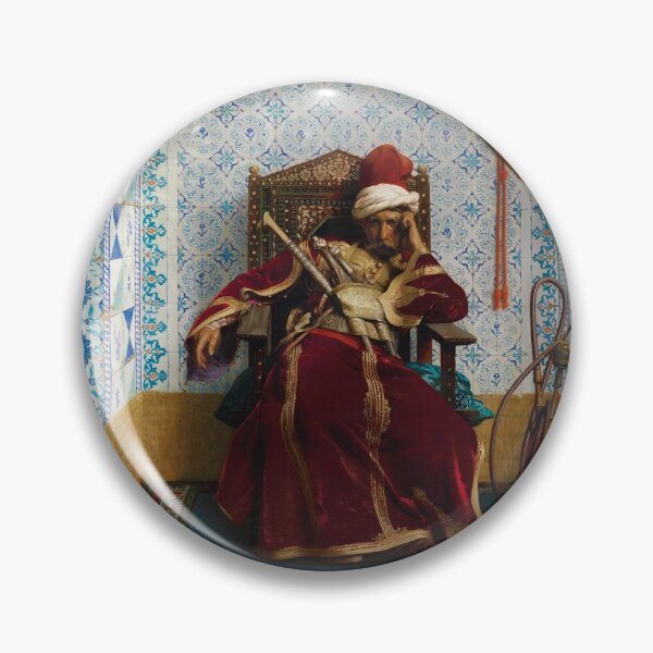 Item preview, Portrait of Markos Botsari vintage art - Jean-Léon Gérôme designed and sold by Vintage Designs +.